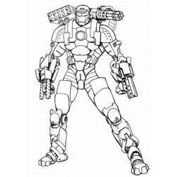 Раскраска: Железный Человек (Супер герой) #80524 - Раскраски для печати