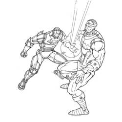 Раскраска: Железный Человек (Супер герой) #80528 - Бесплатные раскраски для печати