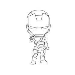 Раскраска: Железный Человек (Супер герой) #80541 - Раскраски для печати