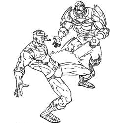 Раскраска: Железный Человек (Супер герой) #80569 - Бесплатные раскраски для печати