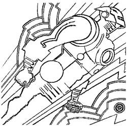 Раскраска: Железный Человек (Супер герой) #80581 - Бесплатные раскраски для печати