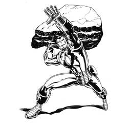Раскраска: Железный Человек (Супер герой) #80582 - Бесплатные раскраски для печати