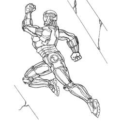 Раскраска: Железный Человек (Супер герой) #80583 - Бесплатные раскраски для печати