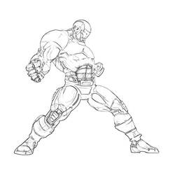 Раскраска: Железный Человек (Супер герой) #80620 - Бесплатные раскраски для печати