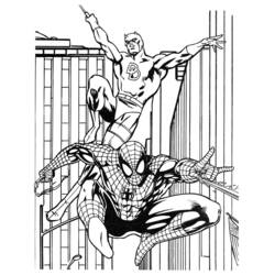 Раскраска: Marvel Superhero (Супер герой) #79605 - Бесплатные раскраски для печати