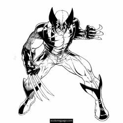 Раскраска: Marvel Superhero (Супер герой) #79657 - Бесплатные раскраски для печати