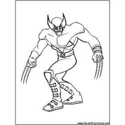 Раскраска: Marvel Superhero (Супер герой) #79842 - Бесплатные раскраски для печати