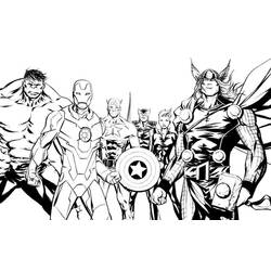 Раскраска: Marvel Superhero (Супер герой) #79857 - Раскраски для печати