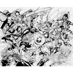 Раскраска: Marvel Superhero (Супер герой) #79874 - Бесплатные раскраски для печати