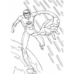 Раскраска: Мистер Фантастик (Супер герой) #84743 - Раскраски для печати