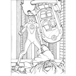 Раскраска: Мистер Фантастик (Супер герой) #84760 - Раскраски для печати