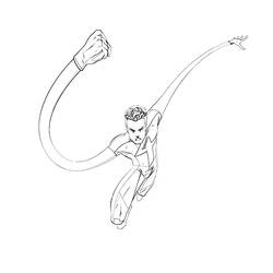 Раскраска: Мистер Фантастик (Супер герой) #84772 - Раскраски для печати