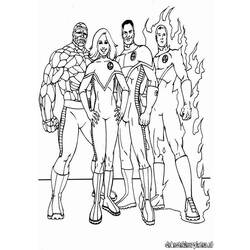 Раскраска: Мистер Фантастик (Супер герой) #84817 - Раскраски для печати