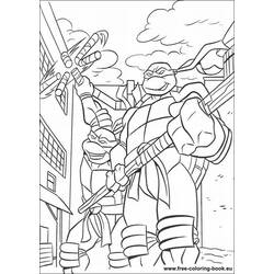 Раскраска: Черепашки ниндзя (Супер герой) #75376 - Бесплатные раскраски для печати