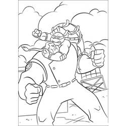 Раскраска: Черепашки ниндзя (Супер герой) #75392 - Бесплатные раскраски для печати