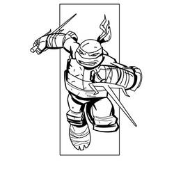 Раскраска: Черепашки ниндзя (Супер герой) #75411 - Раскраски для печати