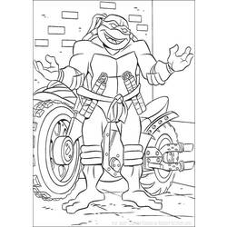 Раскраска: Черепашки ниндзя (Супер герой) #75446 - Бесплатные раскраски для печати