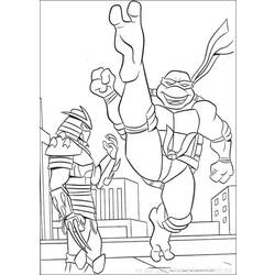 Раскраска: Черепашки ниндзя (Супер герой) #75476 - Бесплатные раскраски для печати