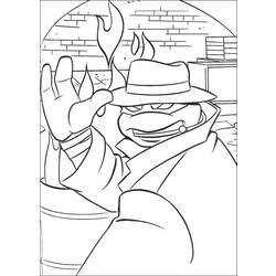 Раскраска: Черепашки ниндзя (Супер герой) #75505 - Бесплатные раскраски для печати
