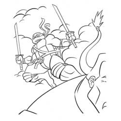 Раскраска: Черепашки ниндзя (Супер герой) #75548 - Бесплатные раскраски для печати