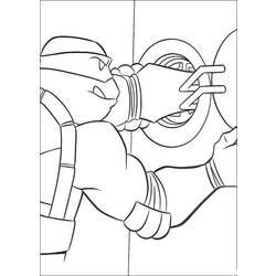 Раскраска: Черепашки ниндзя (Супер герой) #75557 - Бесплатные раскраски для печати