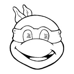 Раскраска: Черепашки ниндзя (Супер герой) #75565 - Бесплатные раскраски для печати