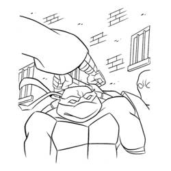 Раскраска: Черепашки ниндзя (Супер герой) #75602 - Бесплатные раскраски для печати