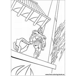 Раскраска: Черепашки ниндзя (Супер герой) #75671 - Бесплатные раскраски для печати
