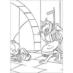 Раскраска: Черепашки ниндзя (Супер герой) #75674 - Бесплатные раскраски для печати