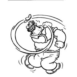 Раскраска: Popeye (Супер герой) #84712 - Раскраски для печати
