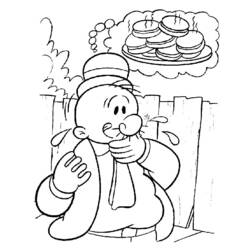 Раскраска: Popeye (Супер герой) #84738 - Раскраски для печати