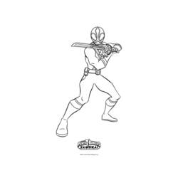Раскраска: Могучие Рейнджеры (Супер герой) #49955 - Бесплатные раскраски для печати