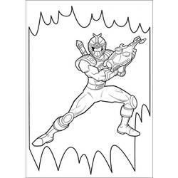 Раскраска: Могучие Рейнджеры (Супер герой) #49959 - Бесплатные раскраски для печати