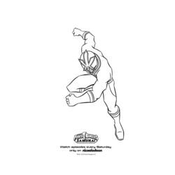 Раскраска: Могучие Рейнджеры (Супер герой) #49972 - Бесплатные раскраски для печати