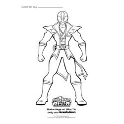 Раскраска: Могучие Рейнджеры (Супер герой) #49989 - Раскраски для печати