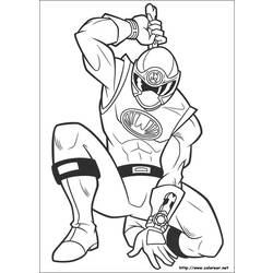 Раскраска: Могучие Рейнджеры (Супер герой) #49993 - Бесплатные раскраски для печати