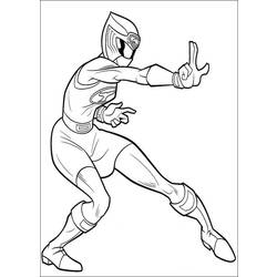 Раскраска: Могучие Рейнджеры (Супер герой) #49994 - Бесплатные раскраски для печати