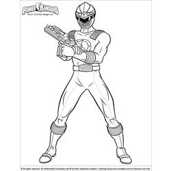 Раскраска: Могучие Рейнджеры (Супер герой) #49997 - Раскраски для печати