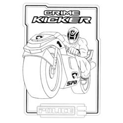 Раскраска: Могучие Рейнджеры (Супер герой) #50007 - Бесплатные раскраски для печати