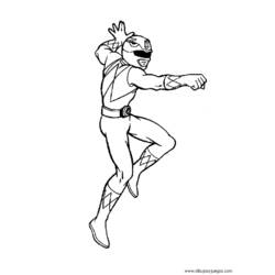 Раскраска: Могучие Рейнджеры (Супер герой) #50008 - Раскраски для печати