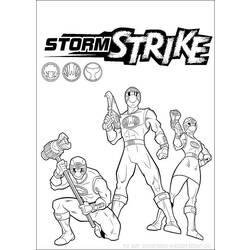 Раскраска: Могучие Рейнджеры (Супер герой) #50016 - Бесплатные раскраски для печати