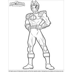 Раскраска: Могучие Рейнджеры (Супер герой) #50018 - Раскраски для печати