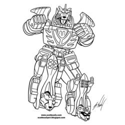 Раскраска: Могучие Рейнджеры (Супер герой) #50022 - Раскраски для печати