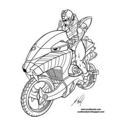 Раскраска: Могучие Рейнджеры (Супер герой) #50025 - Раскраски для печати