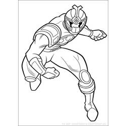 Раскраска: Могучие Рейнджеры (Супер герой) #50027 - Бесплатные раскраски для печати