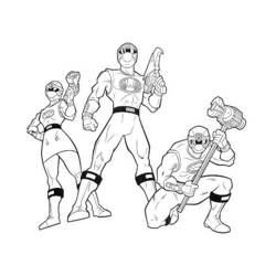 Раскраска: Могучие Рейнджеры (Супер герой) #50031 - Раскраски для печати