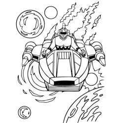 Раскраска: Могучие Рейнджеры (Супер герой) #50036 - Бесплатные раскраски для печати