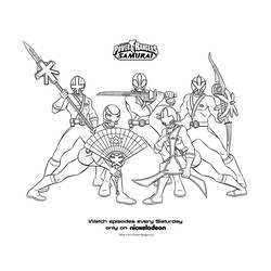 Раскраска: Могучие Рейнджеры (Супер герой) #50040 - Раскраски для печати