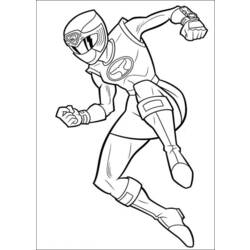 Раскраска: Могучие Рейнджеры (Супер герой) #50042 - Бесплатные раскраски для печати