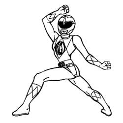 Раскраска: Могучие Рейнджеры (Супер герой) #50043 - Раскраски для печати
